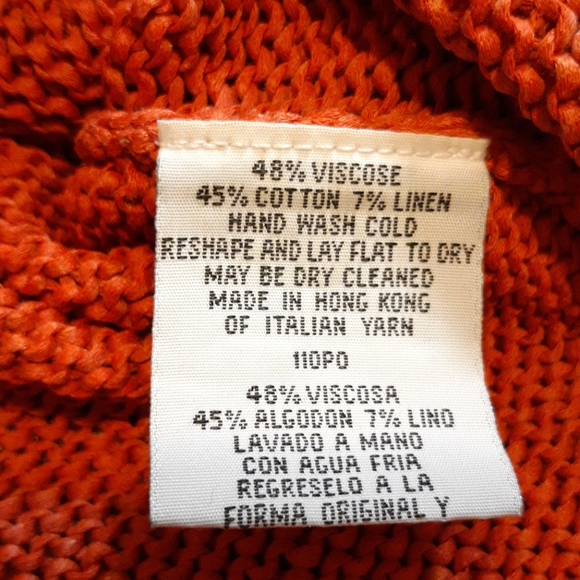 Eileen Fisher Italian Yarn Textured Knit Turtleneck Sweater - Picture 10 of 12